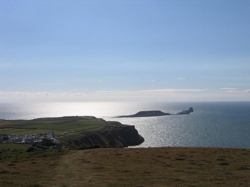 22_Rhossili.JPG - Blick von den Rhosilli Downs