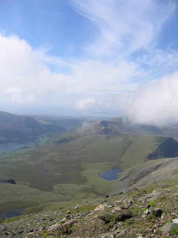 74_Snowdon.JPG - Für ca. 10 Minuten gab's dann doch ein paar Wolkenlücken ...